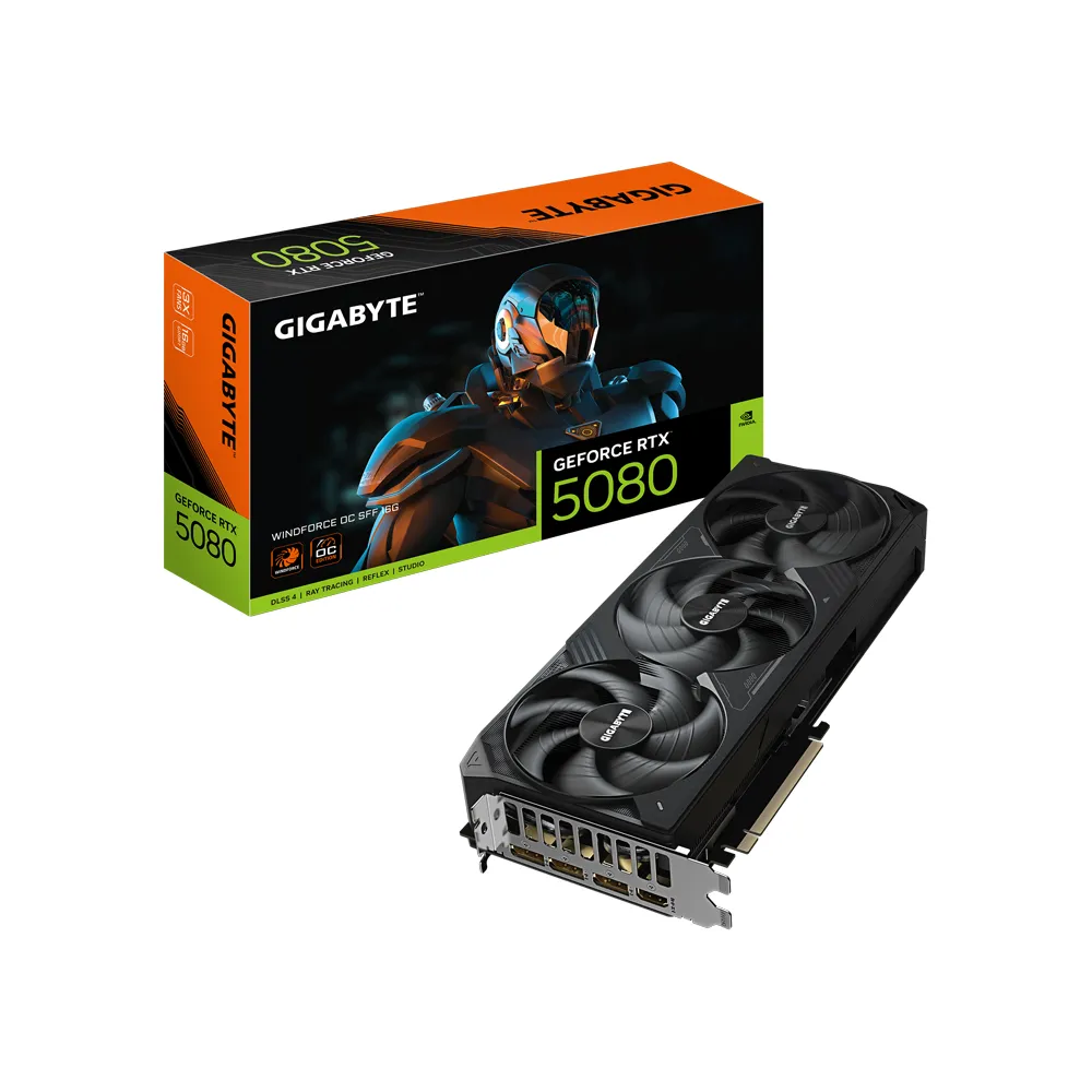 技嘉GeForce RTX 5080 WINDFORCE SFF 16G